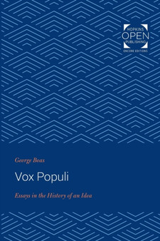 Vox Populi : Essays in the History of an Idea