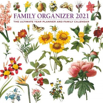2021 Calendar: Family Organizer : The ultimate year planner and family organizer by Peony Press - Paperback