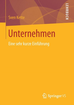 Unternehmen : Eine sehr kurze Einfuhrung