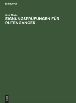 Eignungsprufungen Fur Rutenganger