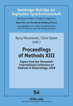 Proceedings of Methods XIII : Papers from the Thirteenth International Conference on Methods in Dialectology, 2008 : 54