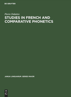 Studies in French and Comparative Phonetics : 18