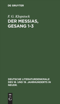 Der Messias, Gesang 1-3 : 11