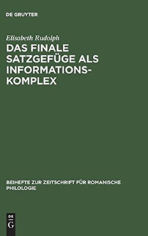 Das finale Satzgefuge als Informationskomplex : 138