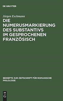 Die Numerusmarkierung des Substantivs im gesprochenen Franzosisch : 158