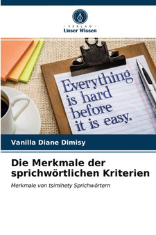 Die Merkmale der sprichwortlichen Kriterien