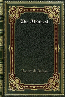 The Alkahest by Honore De Balzac - Paperback
