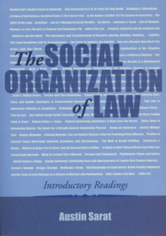 The Social Organization of Law : Introductory Readings