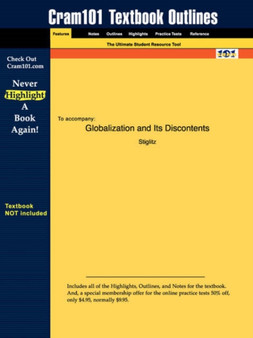 Studyguide for Globalization and Its Discontents by Stiglitz, ISBN 9780393051247