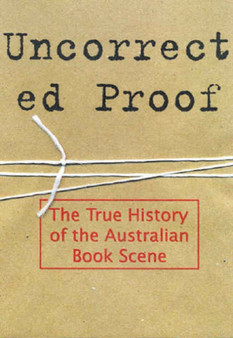 Uncorrected Proof by Anonymous - Paperback