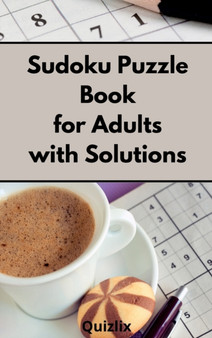 Sudoku Puzzle Book for Adults with Solutions by Quizflix - Hardback