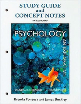 Study Guide for Psychology : An Exploration