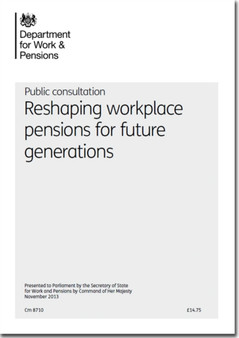 Reshaping workplace pensions for future generations : public consultation : 8710