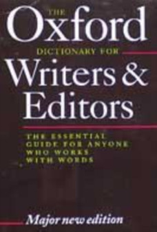 The Oxford Dictionary for Writers and Editors