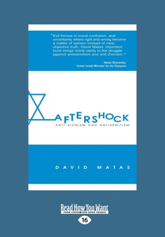 Aftershock : Anti-Zionism and Anti-Semitism