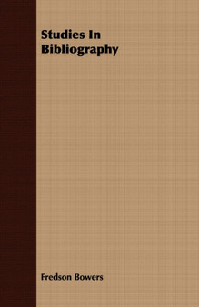 Studies In Bibliography