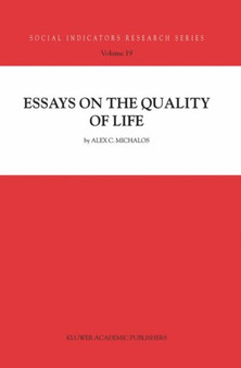 Essays on the Quality of Life : 19