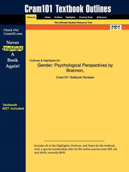 Studyguide for Gender : Psychological Perspectives by Brannon, ISBN 9780205404575