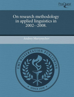 On Research Methodology in Applied Linguistics in 2002--2008