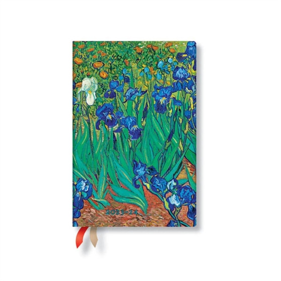 Van Gogh???s Irises (Van Gogh???s Irises) Mini 18-month Dayplanner 2024 by Paperblanks - Hardback