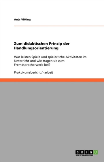 Zum Didaktischen Prinzip Der Handlungsorientierung