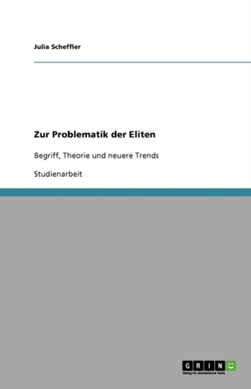 Zur Problematik der Eliten