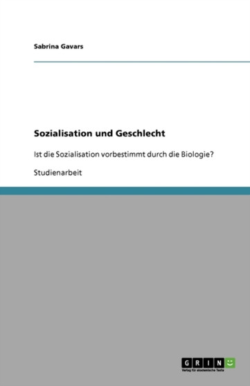 Sozialisation und Geschlecht