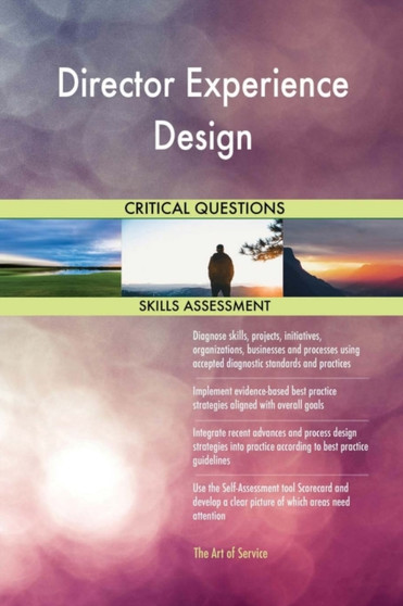 Director Experience Design Critical Questions Skills Assessment by The Art Of Service - Paperback