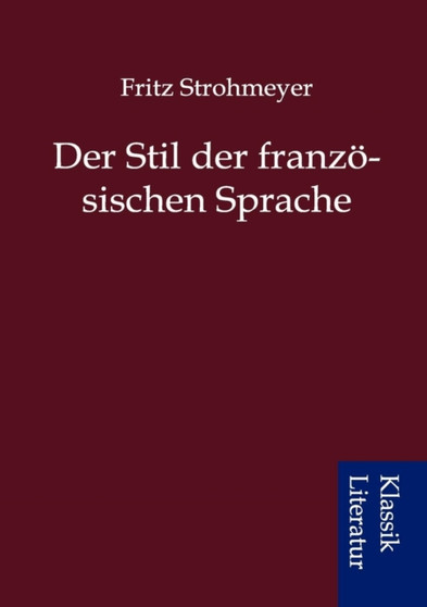 Der Stil Der Franz Sischen Sprache