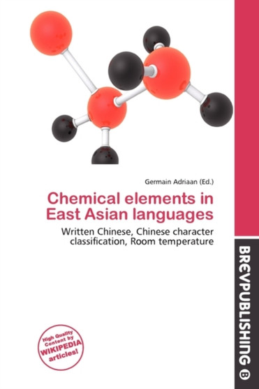 Chemical Elements in East Asian Languages