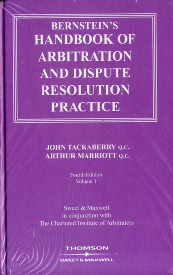 Bernstein's Handbook of Arbitration and Dispute Resolution Practice