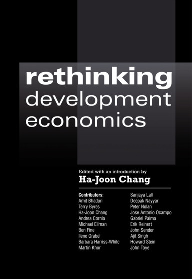 Rethinking Development Economics : 1