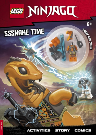 LEGO? NINJAGO?: Sssnake Time Activity Book (with Snake Warrior Minifigure)