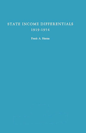 State Income Differentials, 1919-1954