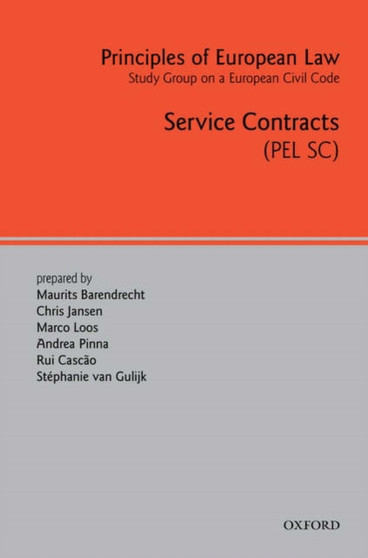 Principles of European Law : Service Contracts