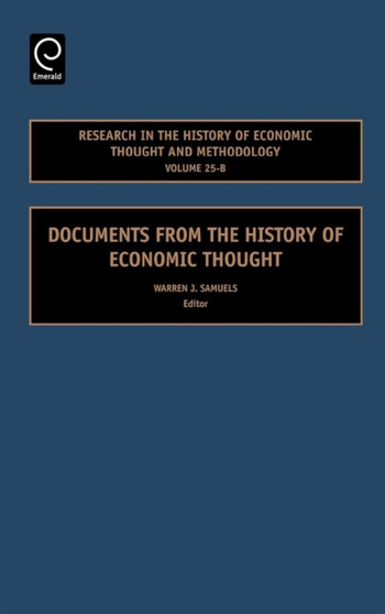 Documents from the History of Economic Thought