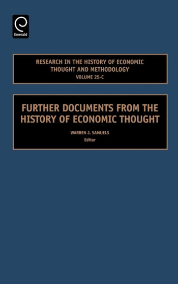 Further Documents from the History of Economic Thought