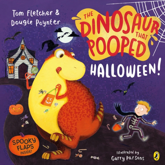 The Dinosaur that Pooped Halloween! : A spooky lift-the-flap adventure
