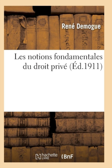 Les Notions Fondamentales Du Droit Prive