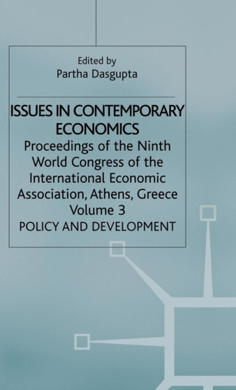 Issues in Contemporary Economics : Volume 3: Policy and Development