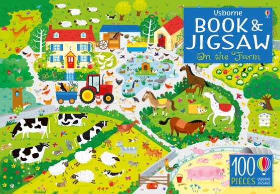 Usborne Book and Jigsaw On the Farm