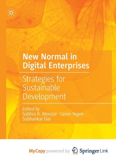 New Normal in Digital Enterprises : Strategies for Sustainable Development