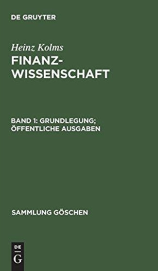 Grundlegung. Offentliche Ausgaben : 6148