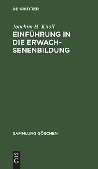Einfuhrung in die Erwachsenenbildung : 8146