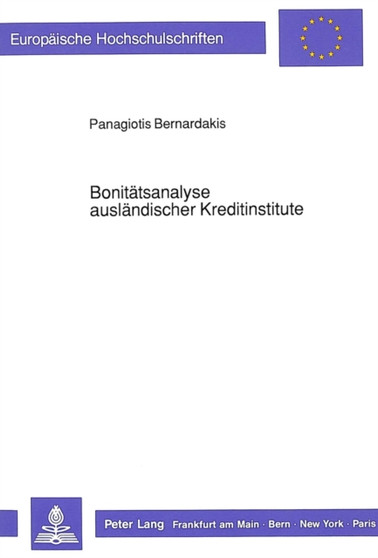 Bonitaetsanalyse auslaendischer Kreditinstitute