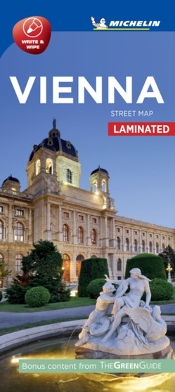 Vienna- Michelin City Map Laminated 9216 : Laminated City Plan
