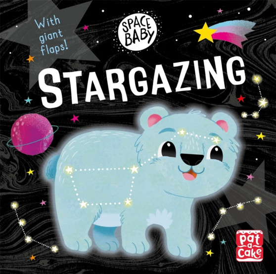 Space Baby: Stargazing : A board book with giant touch-and-feel flaps