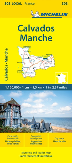 Calvados Manche - Michelin Local Map 303 : Map