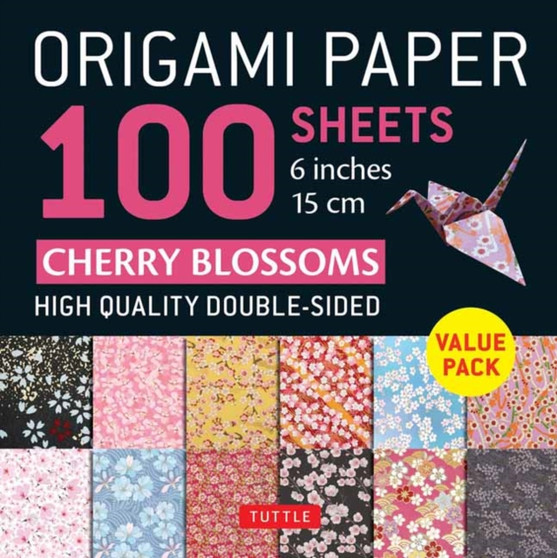 Origami Paper 100 Sheets Cherry Blossoms 6 (15 cm) : Tuttle Origami Paper: Double-Sided Origami Sheets Printed with 12 Different Patterns (Instructions for 5 Projects Included)