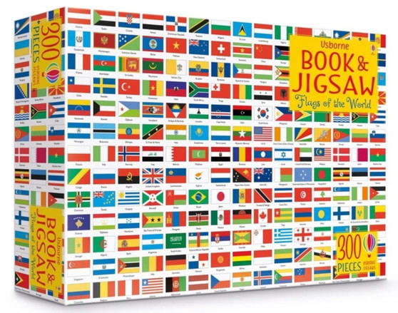 Usborne Book and Jigsaw Flags of the World